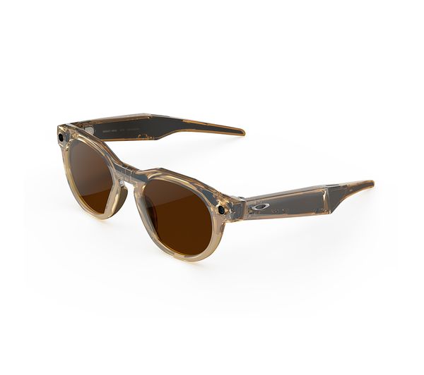 An image of OAKLEY META HSTN Glasses - Curry with Clear to Brown Transitions