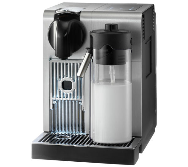 NESPRESSO by De'Longhi Lattissima Pro EN750MB Coffee Machine - Silver & Black, Silver