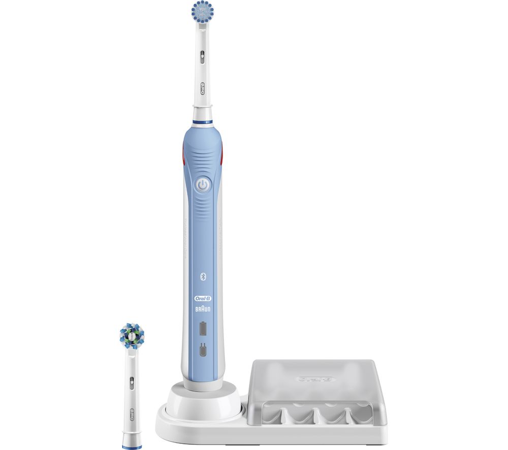 ORAL B PRO4000 Sensi-Clean Smart Series Electric Toothbrush, White Review