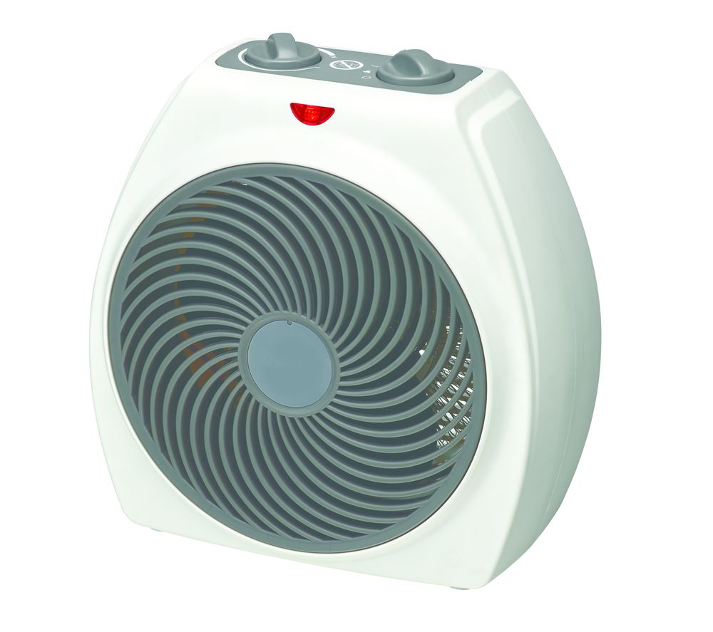 Buy ESSENTIALS C20FHW18 Portable Hot & Cool Fan Heater - White | Free