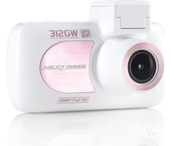 NEXTBASE 312GW Full HD Dash Cam - White Rose Gold