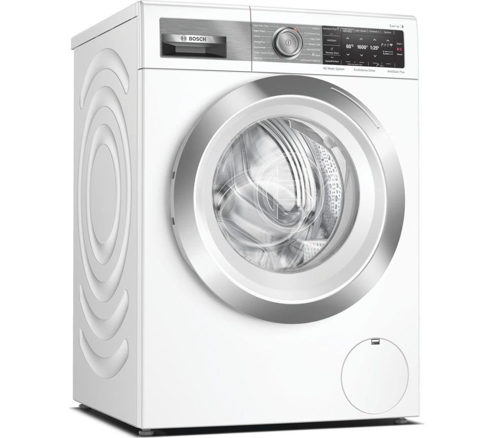 BOSCH Serie 8 WAX32GH1GB WiFi-enabled 10 kg 1600 Spin Washing Machine - White, White