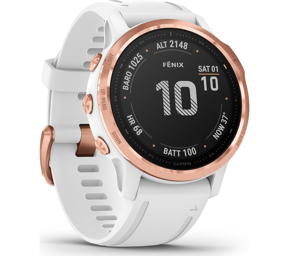 Garmin Fenix 6s Pro Rose Gold And White 42 Mm Fast Delivery Currysie