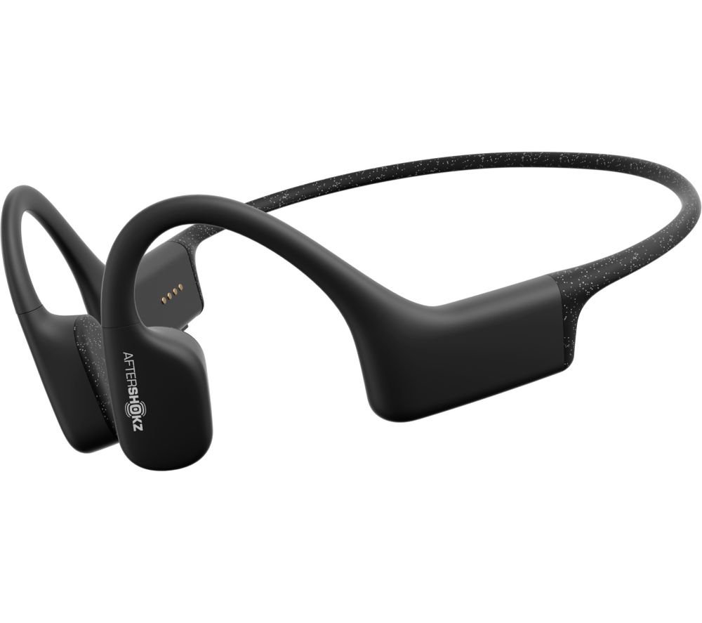 AFTERSHOKZ Xtrainerz Waterproof Sports Headphones - 4GB, Black