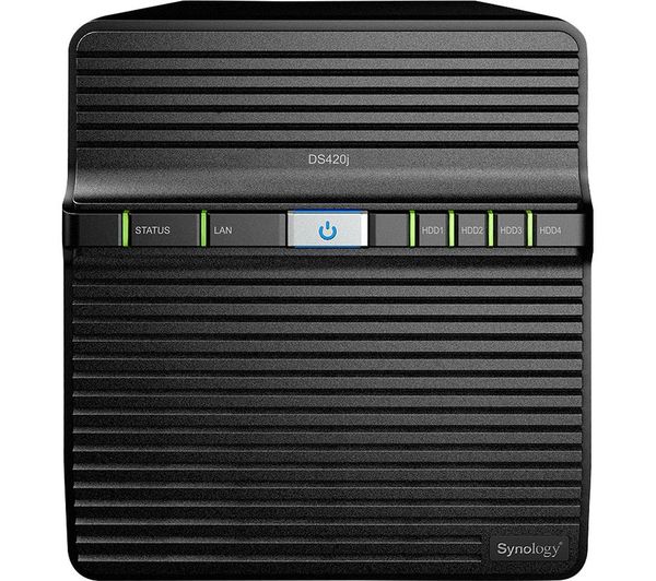 Buy SYNOLOGY DS420J Disk Station Server NAS Drive 16 TB, 4 Bay, Black