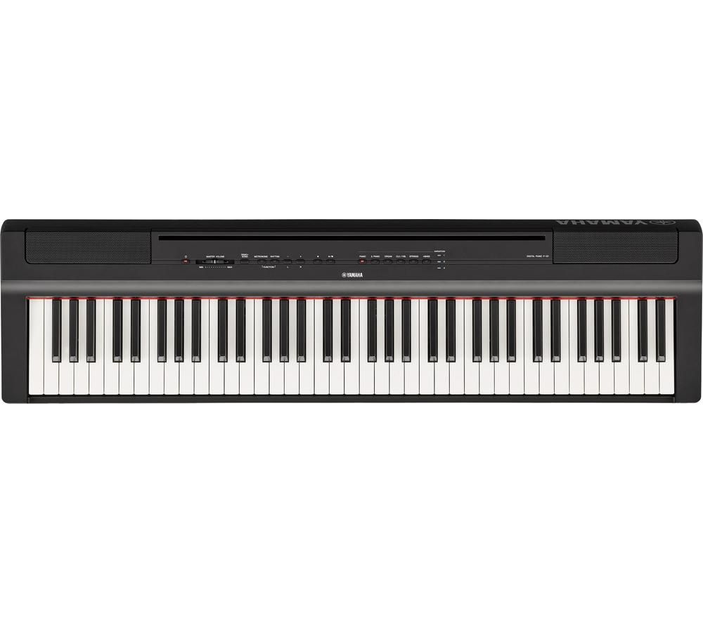 YAMAHA P-121 Portable Digital Piano - Black