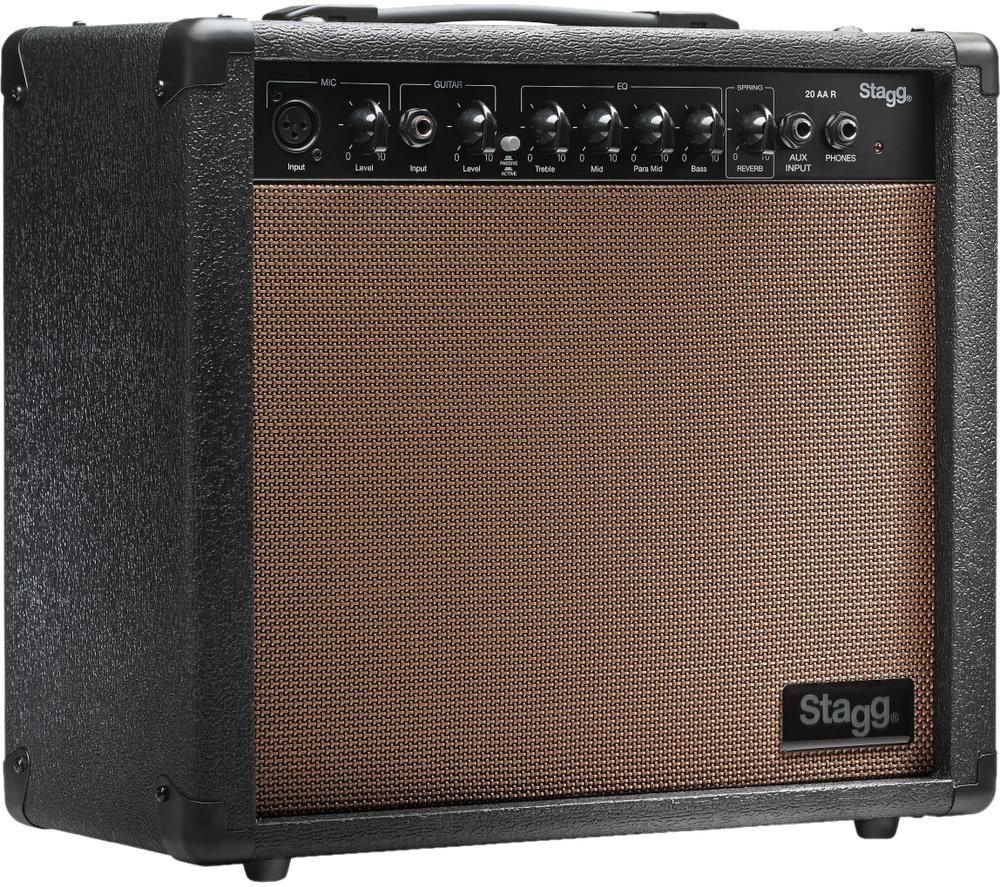 STAGG 20W Acoustic Amplifier - Black