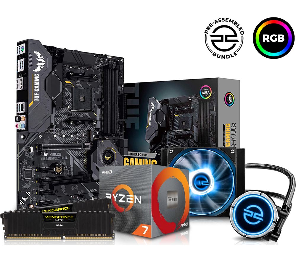 PC SPECIALIST AMD Ryzen 7 Processor, TUF Gaming Motherboard, 16 GB RAM & FrostFlow Liquid Cooler Components Bundle Review