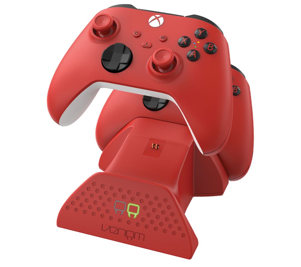 VENOM VS2879 Xbox Series X/S Twin Docking Station Red Fast Delivery