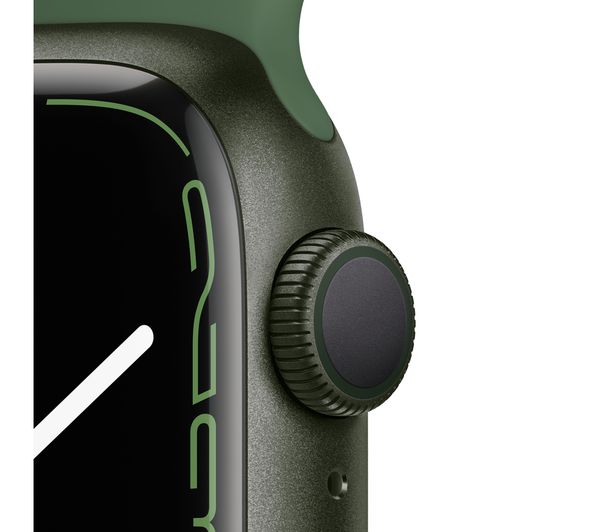 APPLE Watch Series 7 - Green Aluminium with Clover Sports Band, 41
