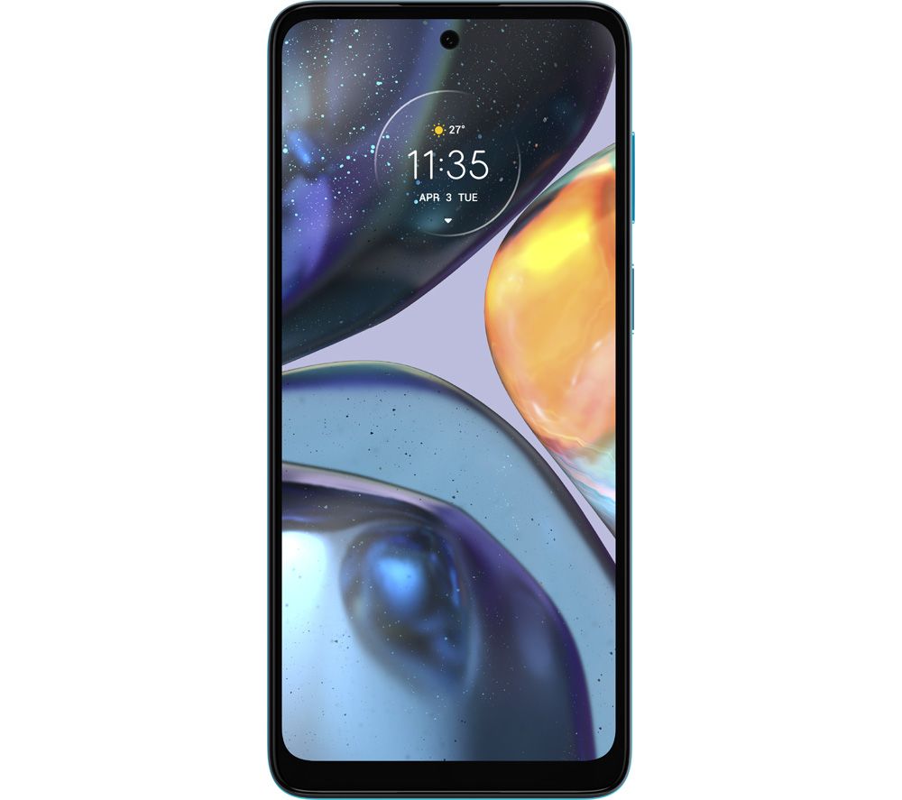 MOTOROLA Moto G22 - 64 GB, Iceberg Blue, Blue MOTOROLA Moto G22 - 64 GB, Iceberg Blue, Blue