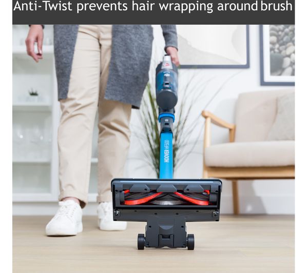 39400983 HOOVER AntiTwist Pets HF522STP Cordless Vacuum Cleaner Grey & Blue Currys Business