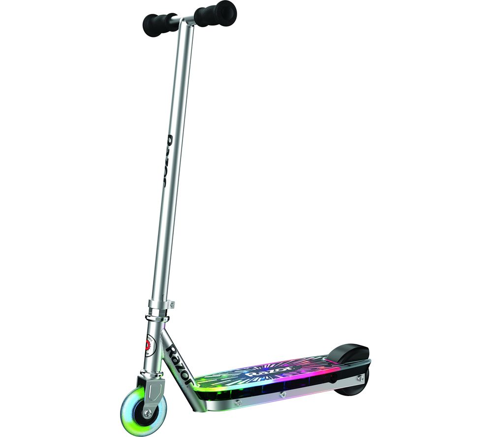 ColorRave Electric Kids' Scooter - Silver