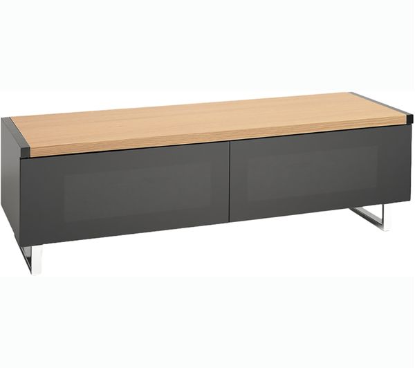 Avf Panorama Pm120logo 1200 Mm Reversible Top Tv Stand Light Oak Or Grey Oak