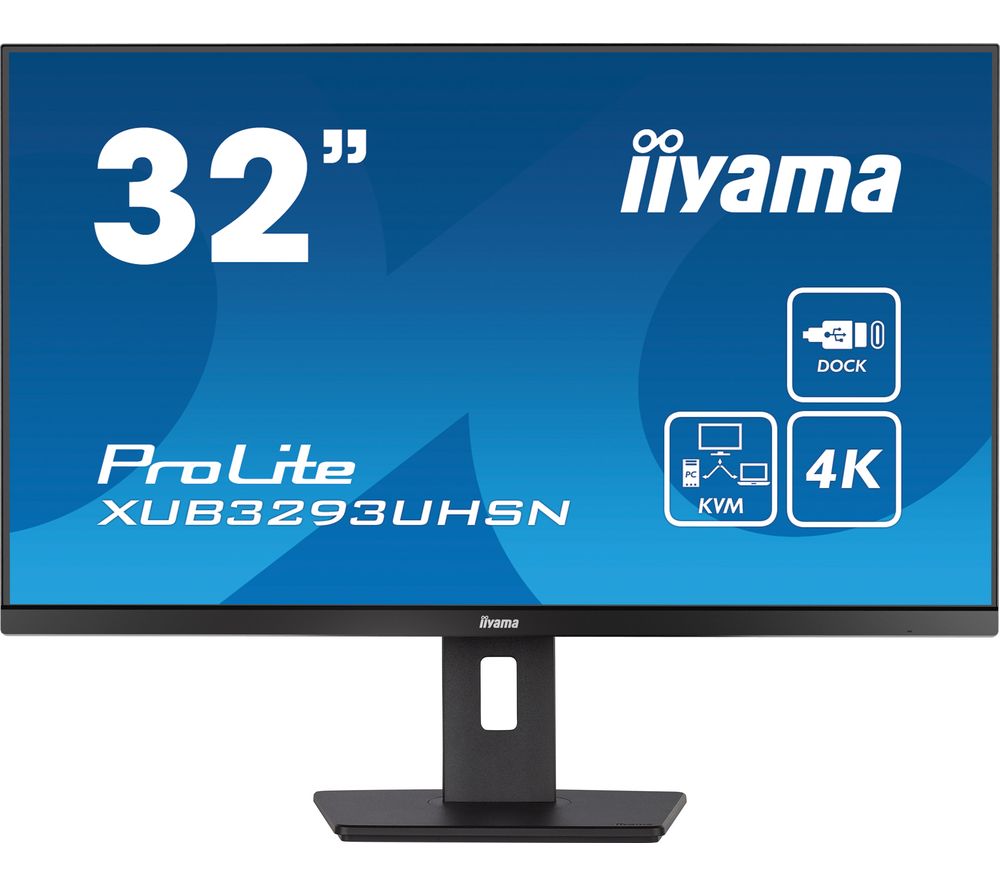 ProLite XUB3293UHSN-B5 4K Ultra HD 32" IPS LCD Monitor - Black