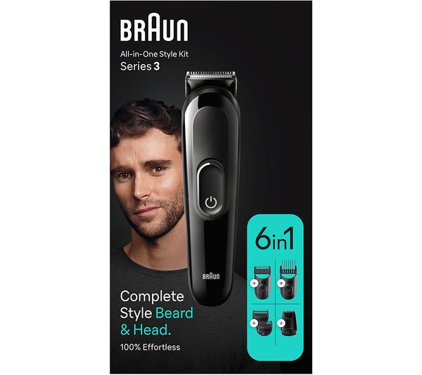 Braun Series 3 Mgk3410 6 In 1 Styling Kit Black