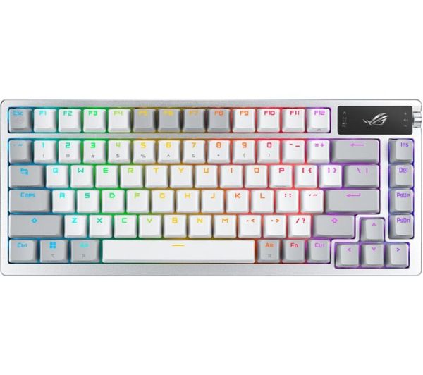 Asus Rog Azoth Wireless Mechanical Gaming Keyboard Moonlight White