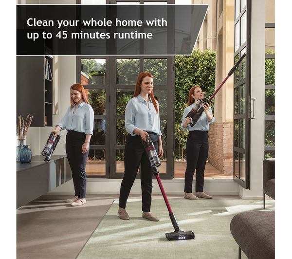 HOOVER HF1 Plus Home Cordless Vacuum Cleaner - Black & Magenta ...