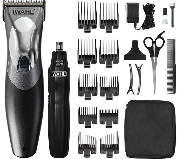Wahl Clip N Rinse Cordless Clipper And Trimmer Kit Black