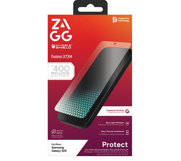 Zagg Invisibleshield Glass Xtr4 Samsung Galaxy S25 Screen Protector Clear