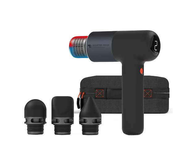Sharper Image Powerboost Pro Plus Hot And Cold Massager Black