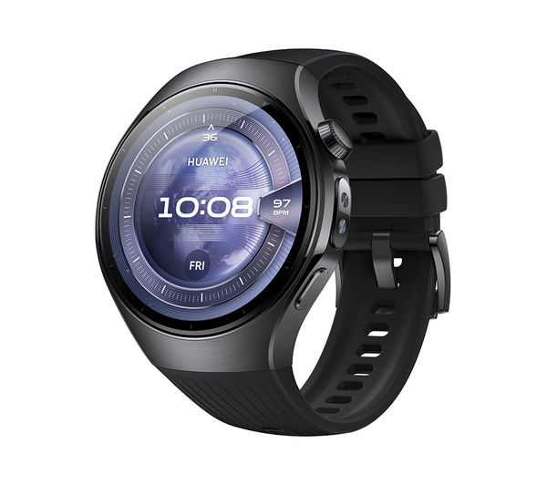 Huawei Watch 5 Black Fluoroelastomer Strap 46 Mm