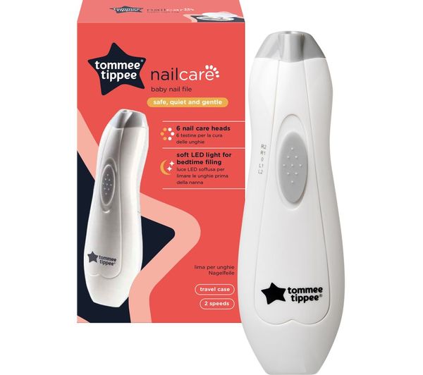 Tommee Tippee Baby Toddler Electric Nail File White