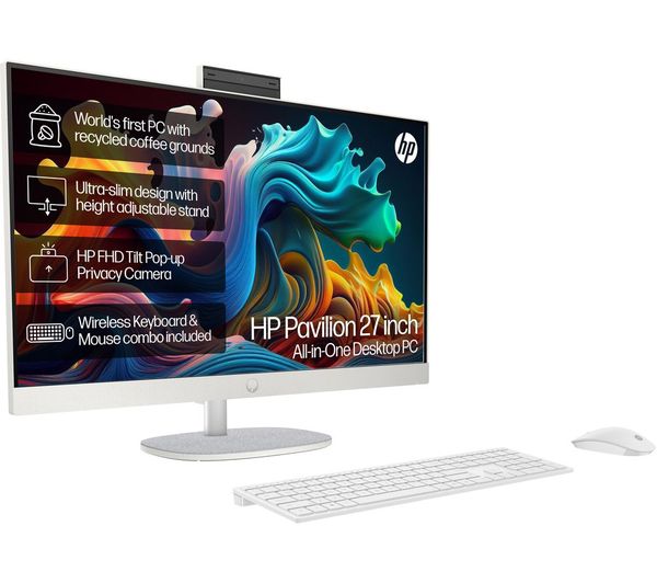 Hp Pavilion 27 Cr0048na 27 All In One Pc Intel® Core™ I7 1 Tb Ssd White
