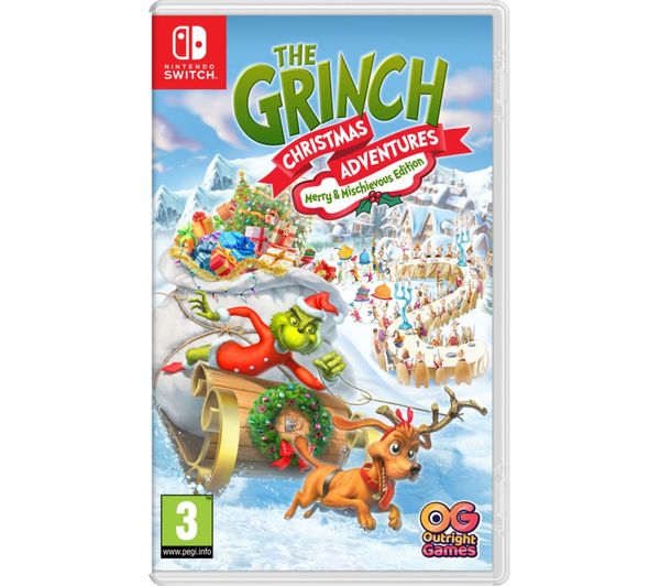 Nintendo Switch The Grinch Christmas Adventures Merry Mischievous Edition