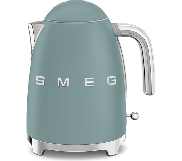 An image of SMEG KLF03EGMUK Jug Kettle - Matte Emerald Green