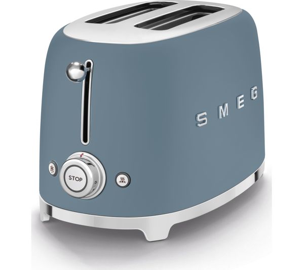 An image of SMEG TSF01SBMUK 2-Slice Toaster - Storm Blue