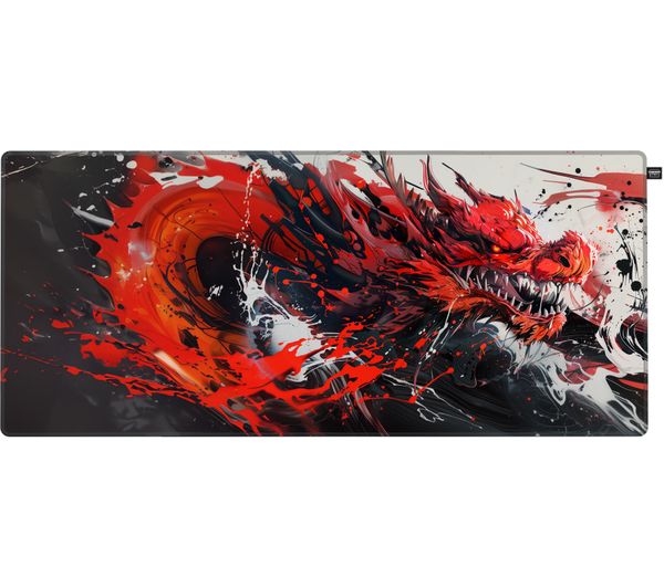 An image of CHERRY XTRFY GP6 Hydrus Red Gaming Mouse Mat - Multicolour, XL
