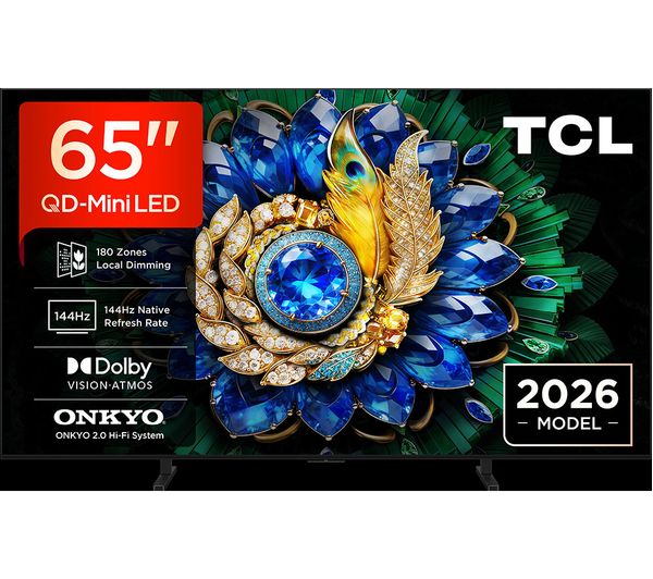 An image of TCL A400M 65" Premium QD-Mini LED 4K HDR Smart Google TV 2026 - 65A400M-UK
