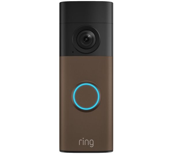 An image of RING Battery Retinal 2K Video Doorbell (Newest Gen) - Matte Mocha