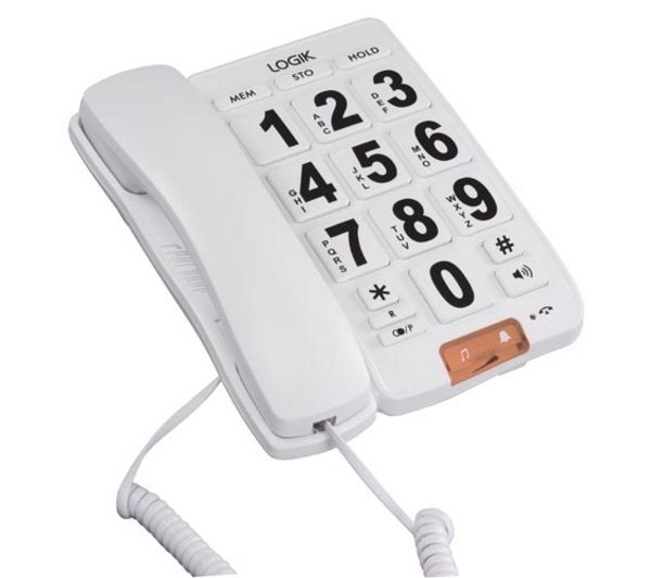 product image of LOGIK L05CBIG10 Corded Phone