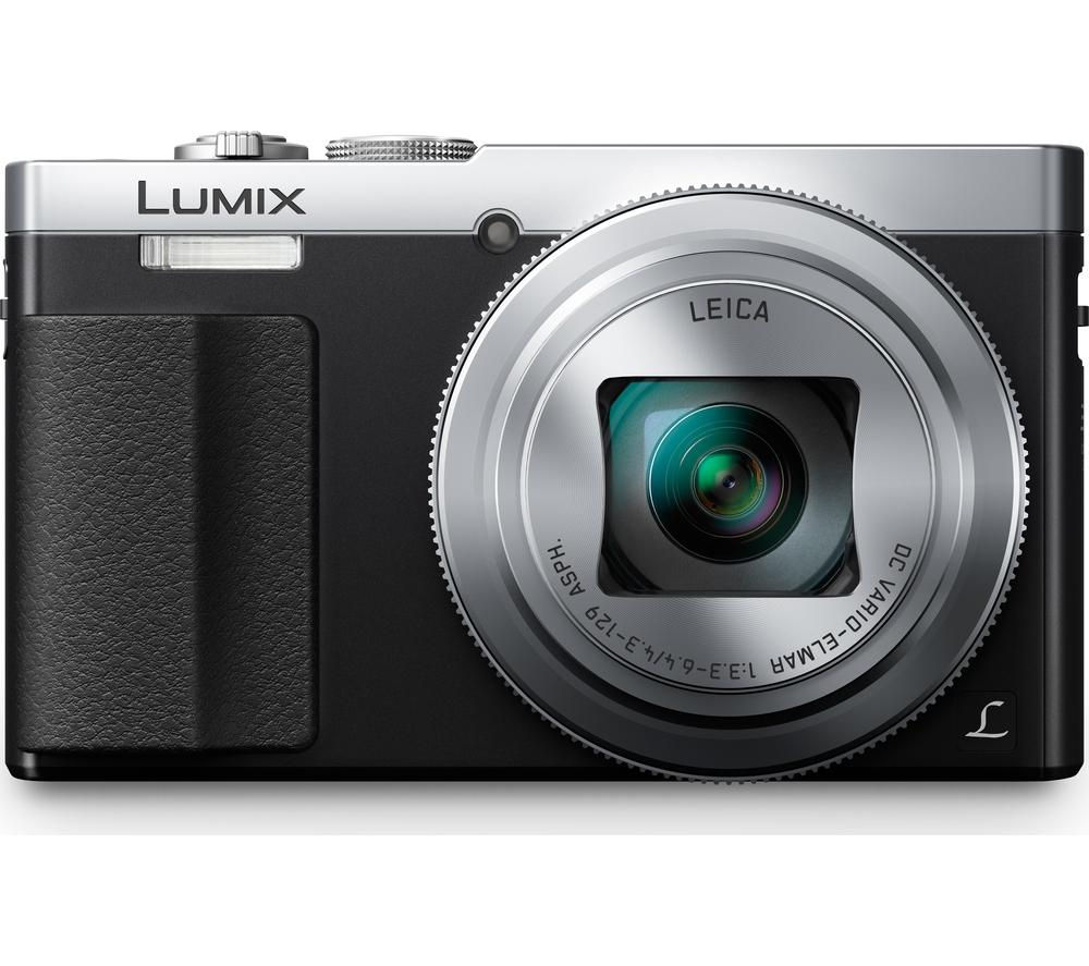 Buy PANASONIC Lumix DMCTZ70EBS Superzoom Compact Camera  Silver  Free Delivery  Currys