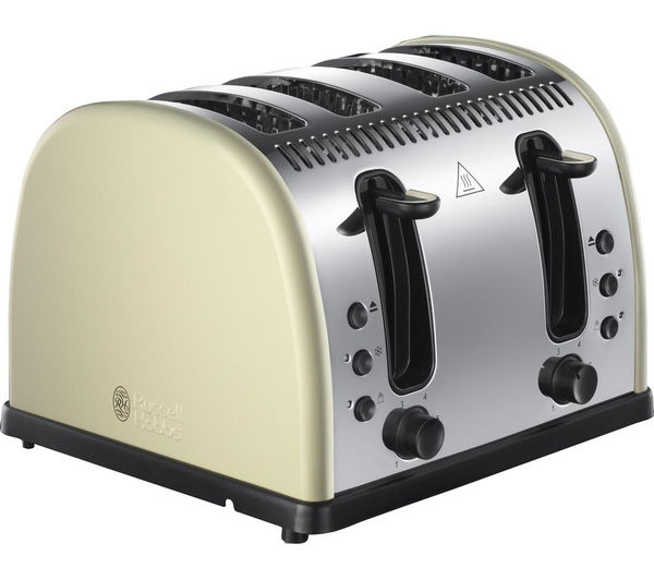 23194034001 RUSSELL HOBBS Legacy 21302 4Slice Toaster Cream
