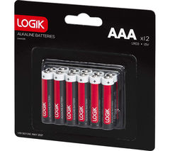 LAAA1216 AAA Alkaline Batteries - Pack of 12