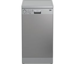 BEKO DFS05X11X Slimline Dishwasher - Stainless Steel