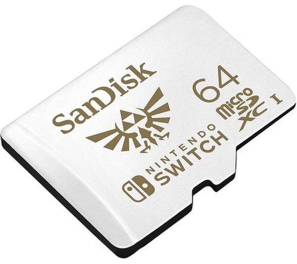 Image of SANDISK High Performance Class 10 microSD Memory Card for Nintendo Switch - 64 GB