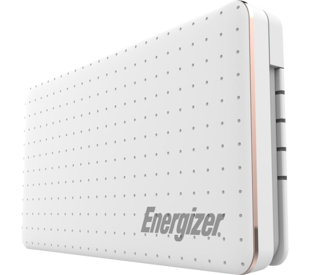 ENERGIZER Ultimate XP10002CQ Portable Power Bank - White, White