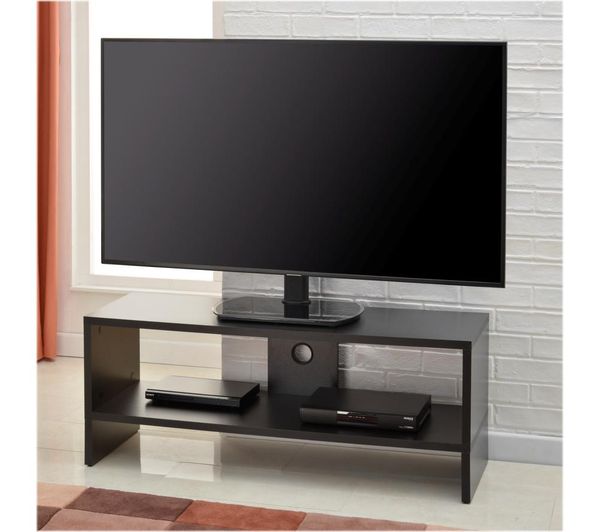 Buy TTAP PED64F 470 mm TV Stand with Bracket Black Glass Free