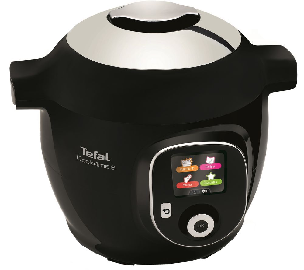 TEFAL CY851840 Cook4Me Pressure Cooker - Black