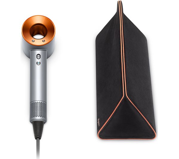361140-01 - DYSON Supersonic Gift Edition Hair Dryer & Travel Bag - Copper  & Silver - Currys Business