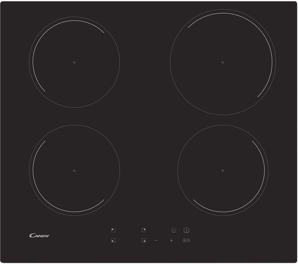 Candy Ci642c E1 59 Cm Electric Induction Hob Black