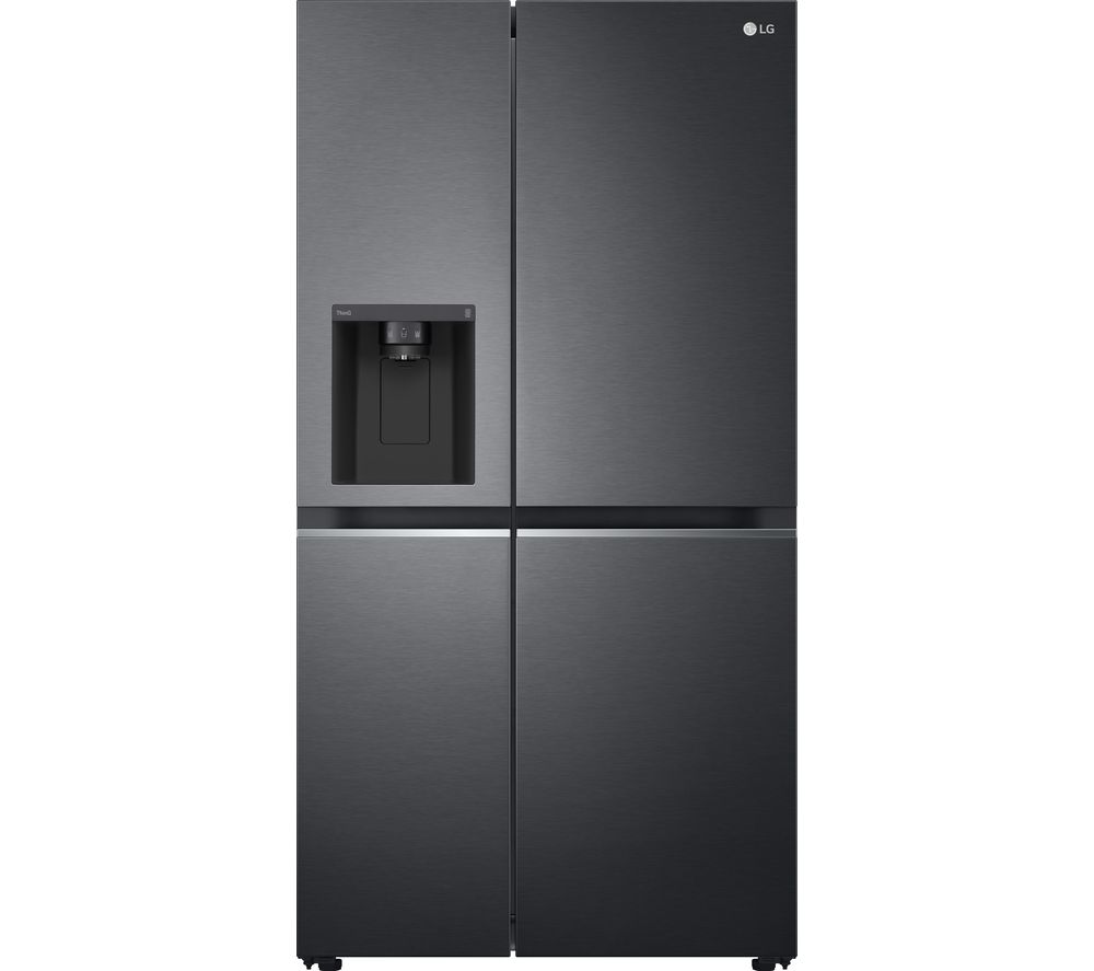 LG NatureFRESH GSLV71MCTF American-Style Smart Fridge Freezer - Matte Black