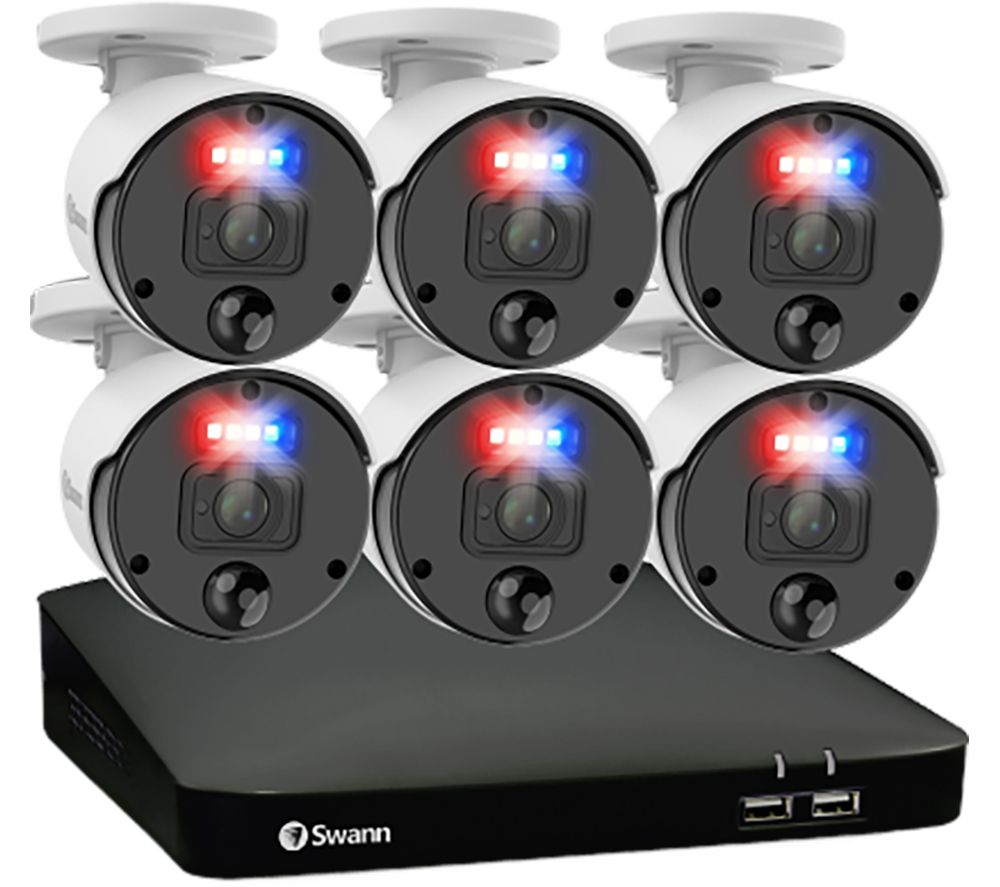 Master-Series SWNVK-879906 8-channel 4K Ultra HD NVR Security System - 2 TB, 6 Cameras