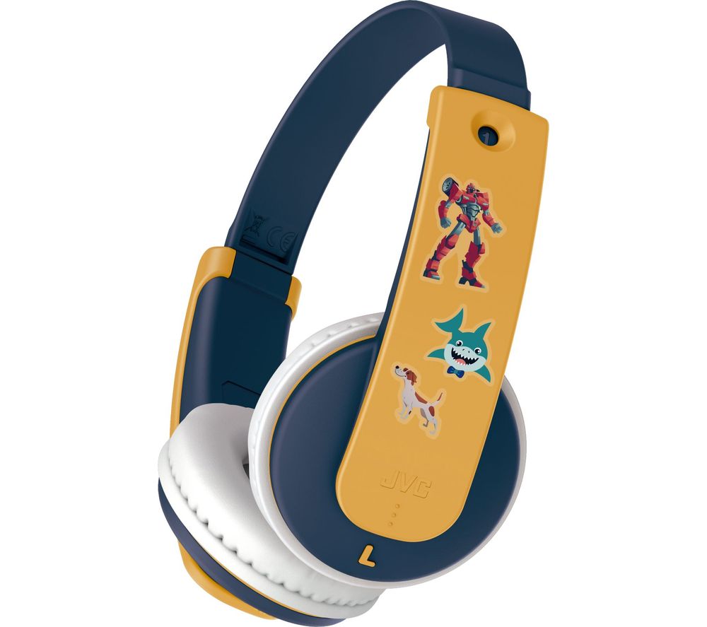 JVC Tinyphones HA-KD10W-Y-E Wireless Bluetooth Kids Headphones - Yellow