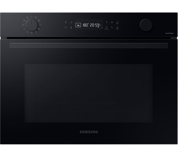 Samsung Bespoke Series 4 Nq5b4553fbk U4 Built In Compact Combination Microwave Black Glass
