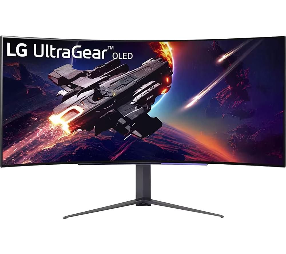 UltraGear 45GR95QE-B Quad HD 45" Curved OLED Gaming Monitor - Black